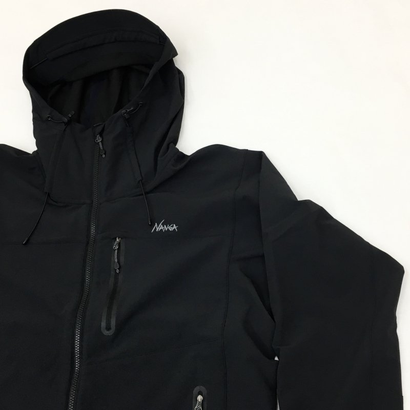  NANGA SOFT SHELL STRETCH JACKET (BLACK)