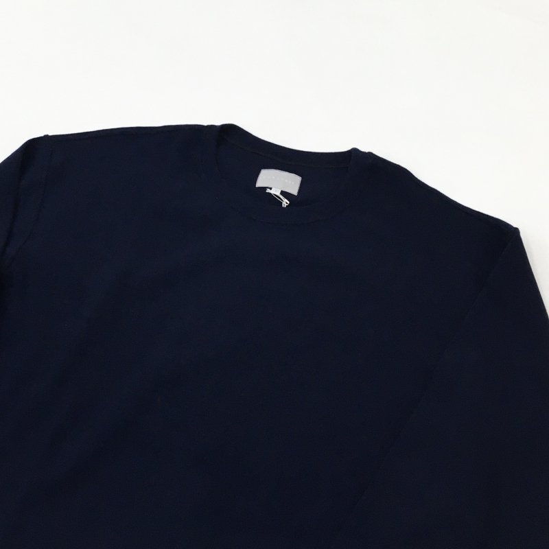  CURLY PREMIEREWARM L/S TEE(NAVY) 