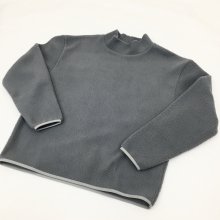  have a good day  BOA FLEECE MOCKNECK LOOSE L/S TEE(L-BLUE)40%OFF