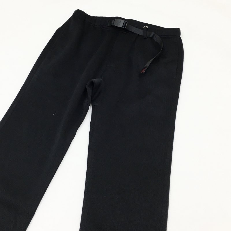  GRAMICCI BONDING KNIT FLEECE NN-PANT CROPPED(BLACK)