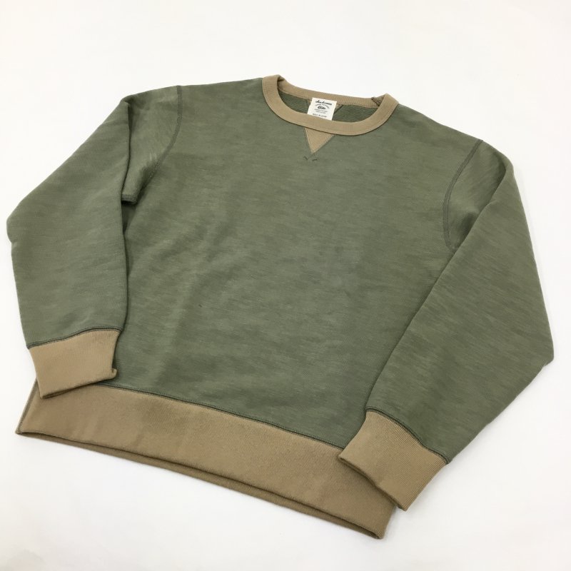  JACKMAN GG Sweat Crewneck(OLIVEx OCHER)