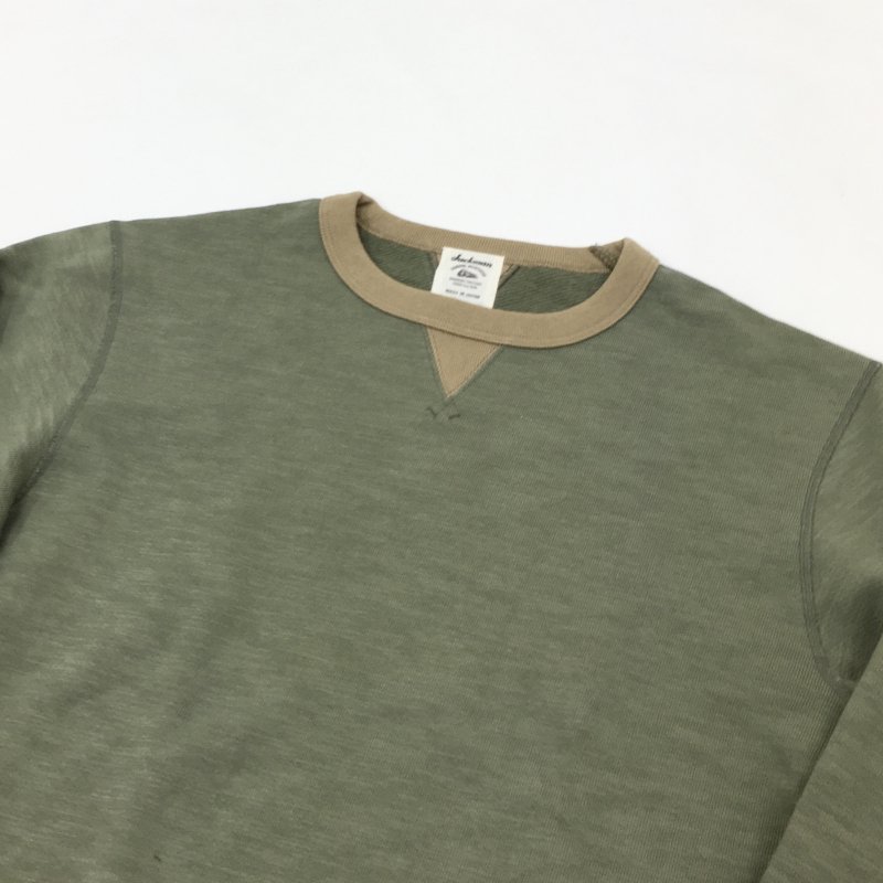  JACKMAN GG Sweat Crewneck(OLIVEx OCHER)