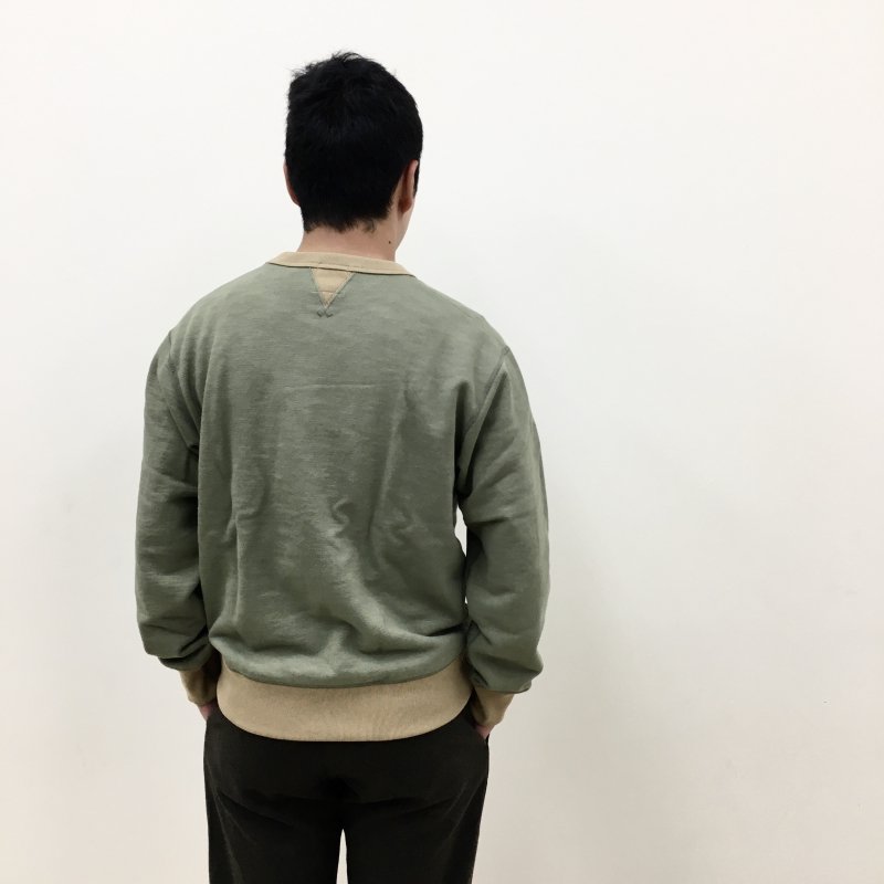  JACKMAN GG Sweat Crewneck(OLIVEx OCHER)