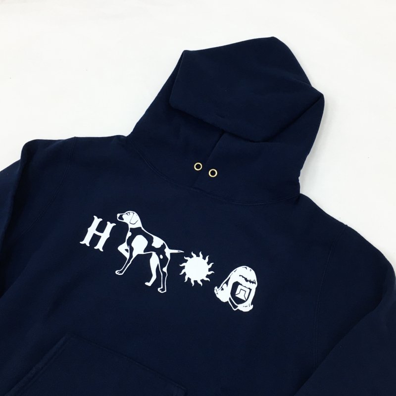  TACOMA FUJI RECORDS HUNTING DOG HOODIE(NAVY)