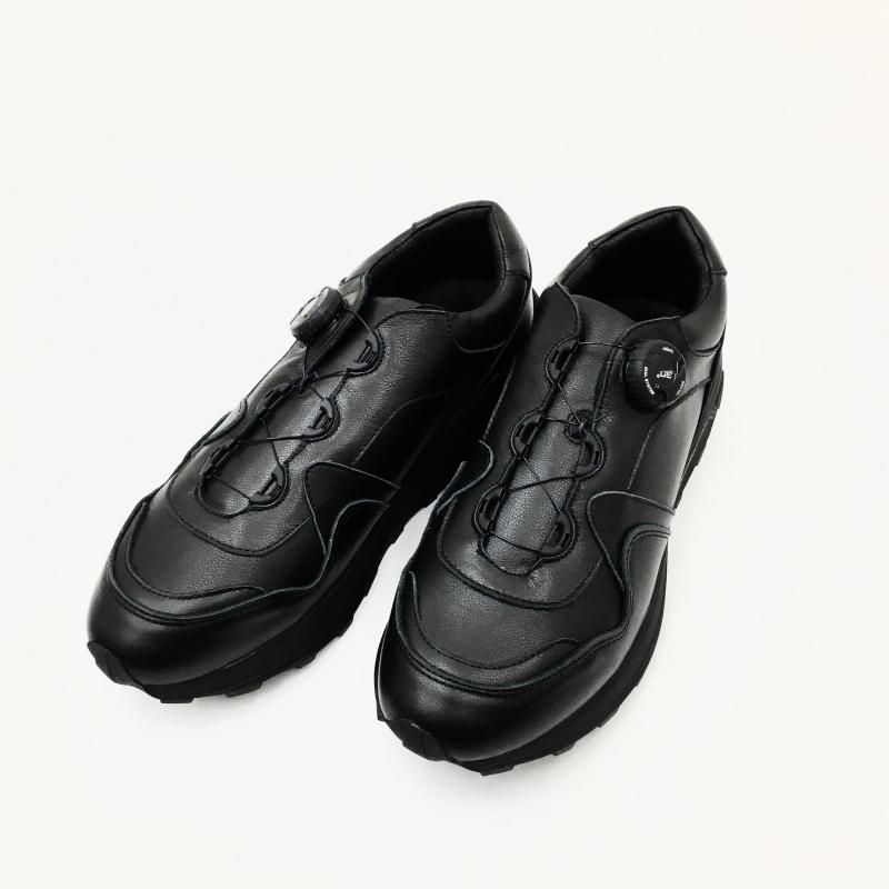  commodities LEATHER SNEAKERS (BLACK)