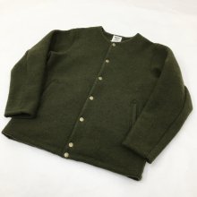  JACKMAN Wool Collarless Jacket(KHAKI)