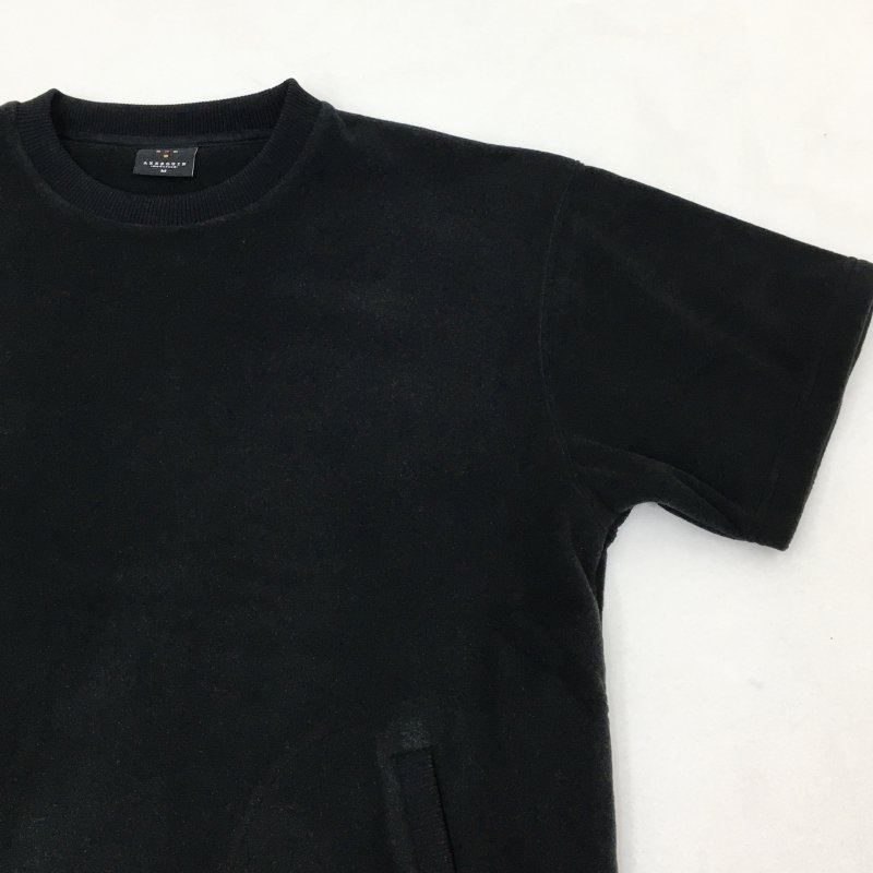  AXESQUIN RETRO FLEECE TEE(BLACK)  30OFF