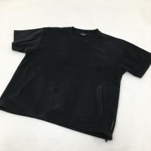  AXESQUIN RETRO FLEECE TEE(BLACK) 