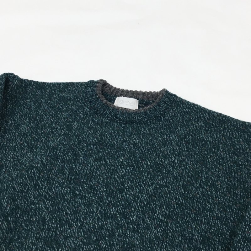  Soglia Sheltie Bird`s Eye Sweater(GREEN)40%OFF