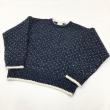  Soglia Sheltie Bird`s Eye Sweater(NAVY)