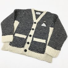  OMOI KNIT CARDIGAN(NATURALNAVY)