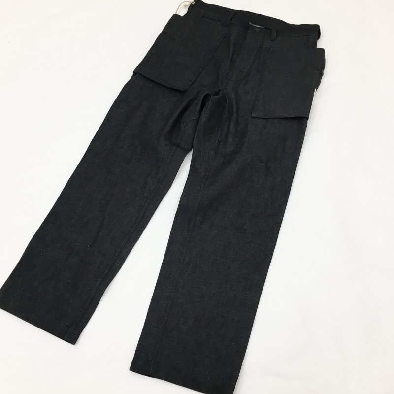  SASSAFRAS CULTIVATOR PANTS(11oz Denim-BLACK)