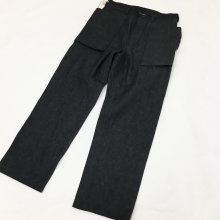  SASSAFRAS FS CULTIVATOR PANTS(11oz Denim-BLACK)