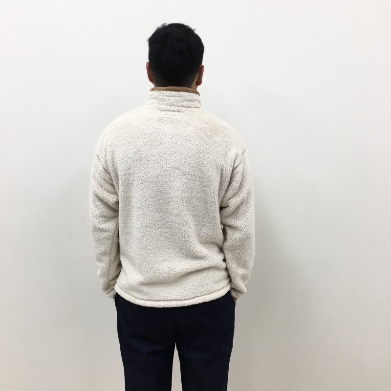  COOCHUCAMP Happy Fleece Half Zip Sweater(BEIGE)
