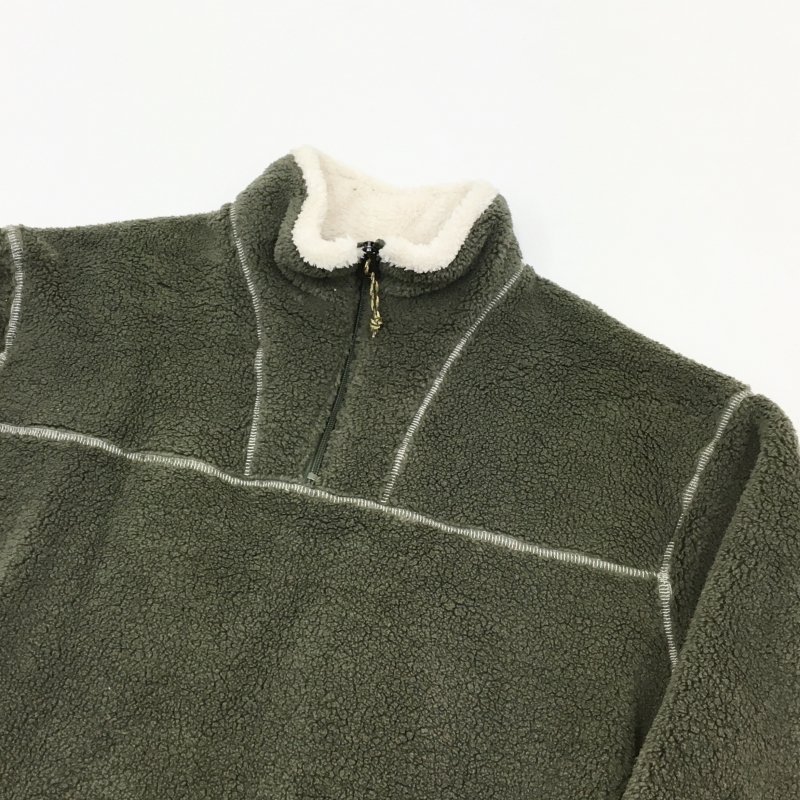  COOCHUCAMP Happy Fleece Half Zip Sweater(KHAKI)
