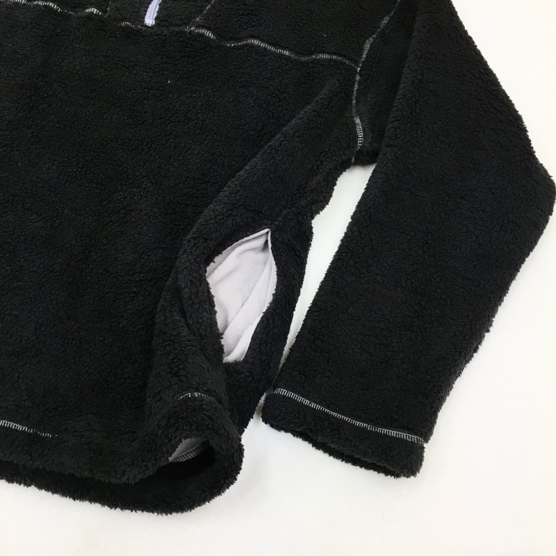  COOCHUCAMP Happy Fleece Half Zip Sweater(BLACK)
