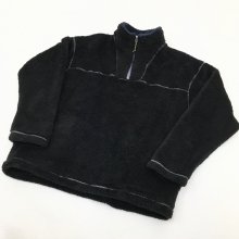  COOCHUCAMP Happy Fleece Half Zip Sweater(BLACK)
