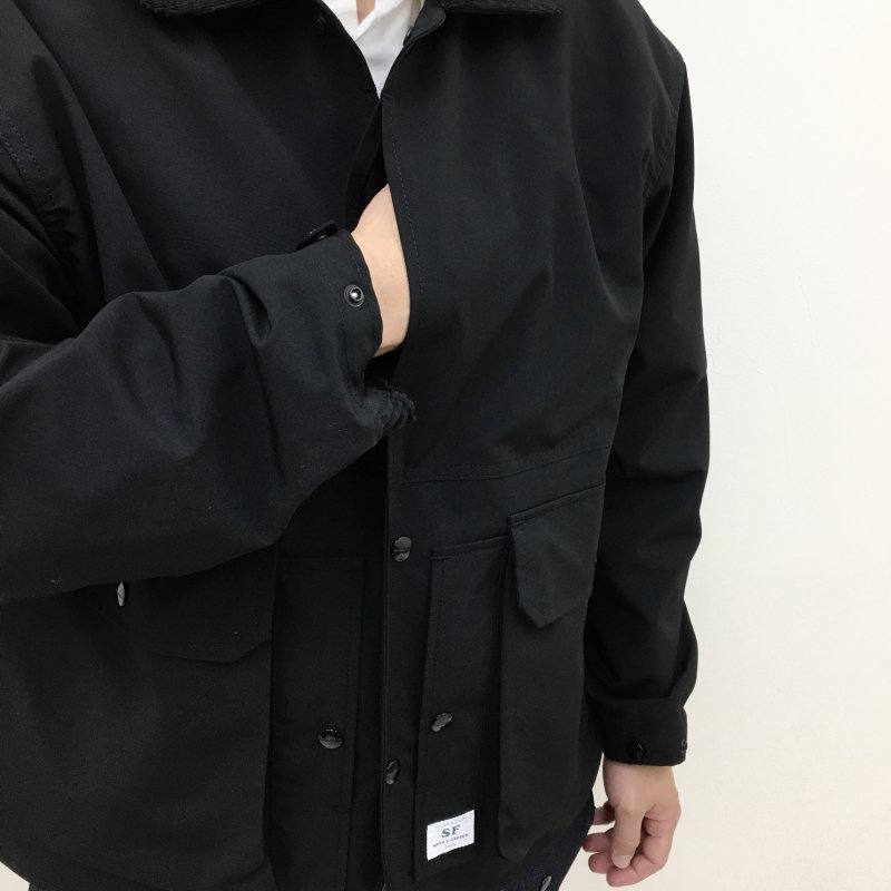  SASSAFRAS CULTIVATOR JACKET -P/C WEATHER- (BLACK)