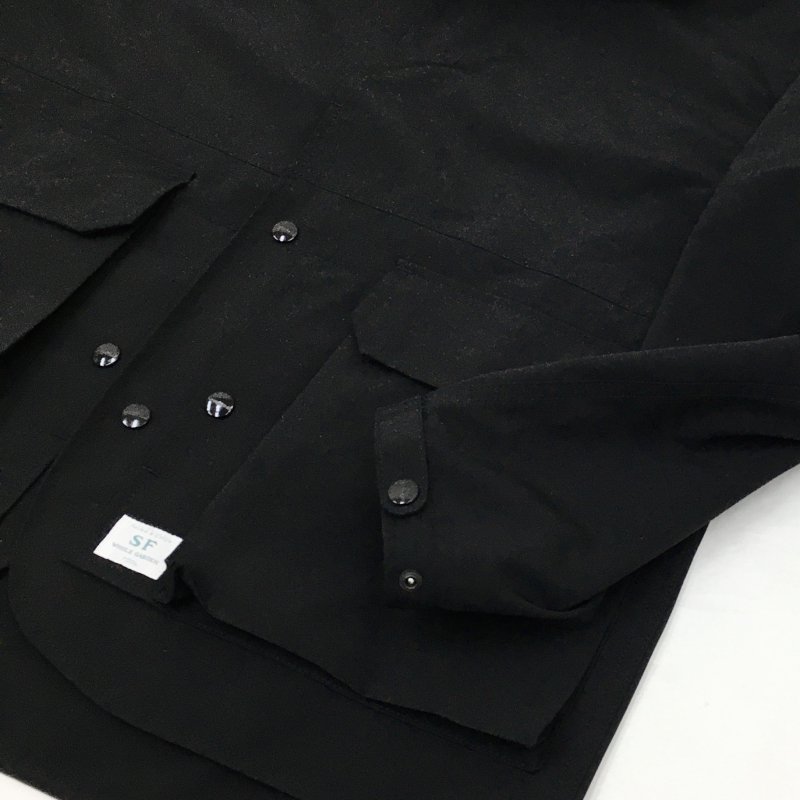  SASSAFRAS CULTIVATOR JACKET -P/C WEATHER- (BLACK)