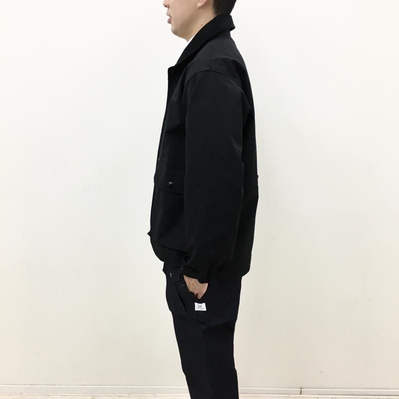 SASSAFRAS CULTIVATOR JACKET -P/C WEATHER- (BLACK) - have a golden day!