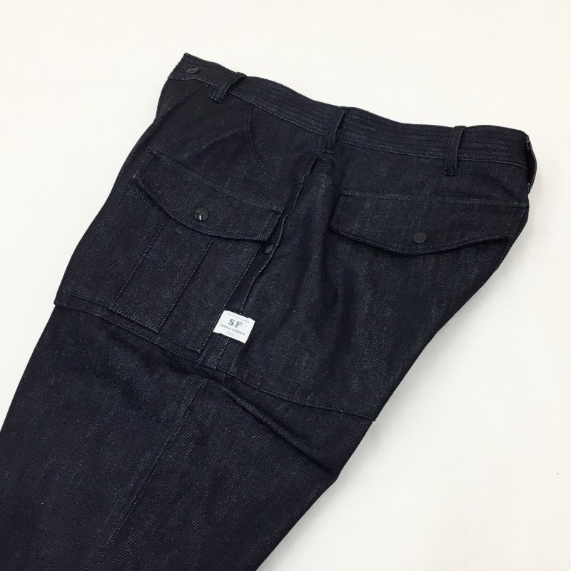  SASSAFRAS Botanical Pioneer Pants(13oz Denim-INDIGO)