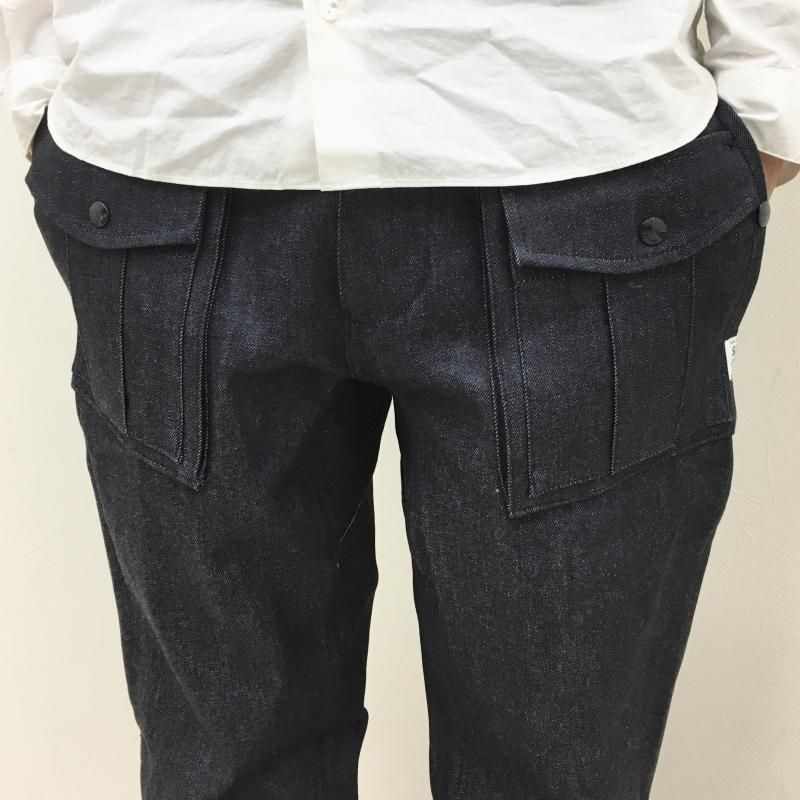 SASSAFRAS Botanical Pioneer Pants(13oz Denim-INDIGO) - have a