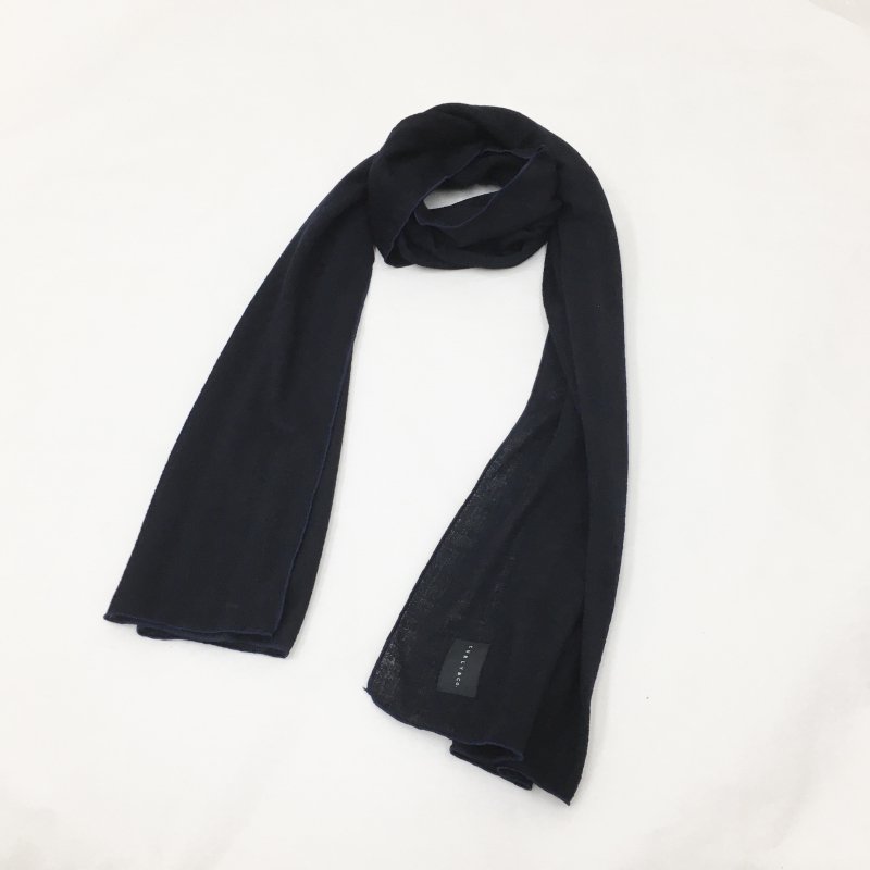  CURLY WOOL STRIPE STOLE(BEIGE/BLUE/NAVY) 30OFF