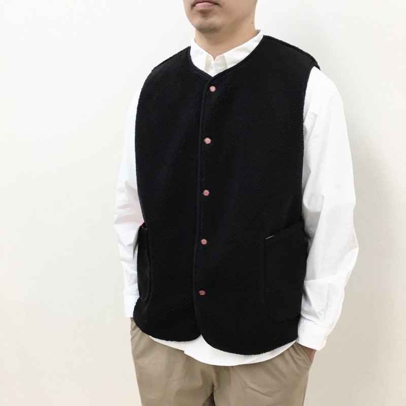  BIG MAC REVERSIBLE VEST(BLACKBLACK) 