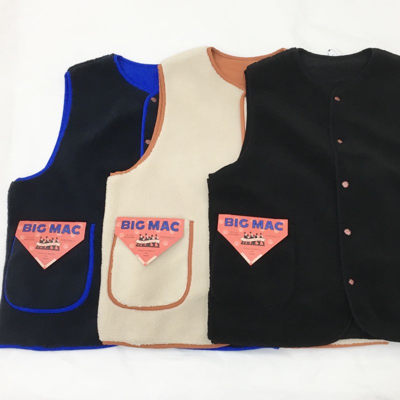  BIG MAC REVERSIBLE VEST(NAVYBLUE) 