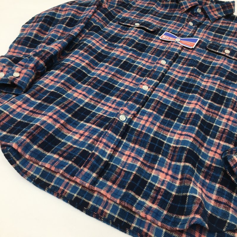  BIG MAC LONG FLANNEL SHIRTS(NAVY) 