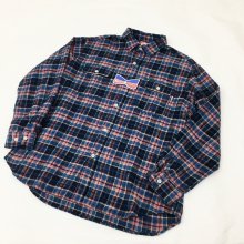  BIG MAC LONG FLANNEL SHIRTS(NAVY) 