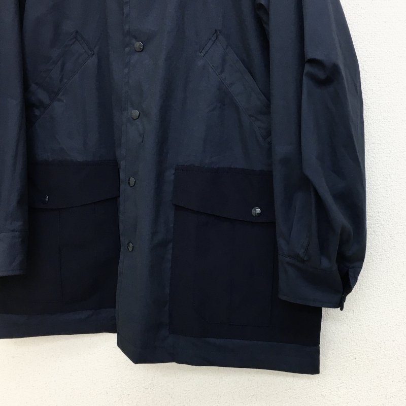  SASSAFRAS BOTANICAL SCOUT TUBE COAT -C/N OXFORD- (NAVY)