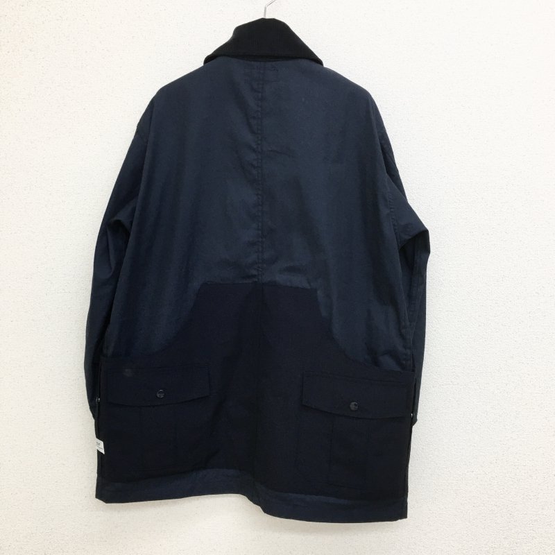  SASSAFRAS BOTANICAL SCOUT TUBE COAT -C/N OXFORD- (NAVY)