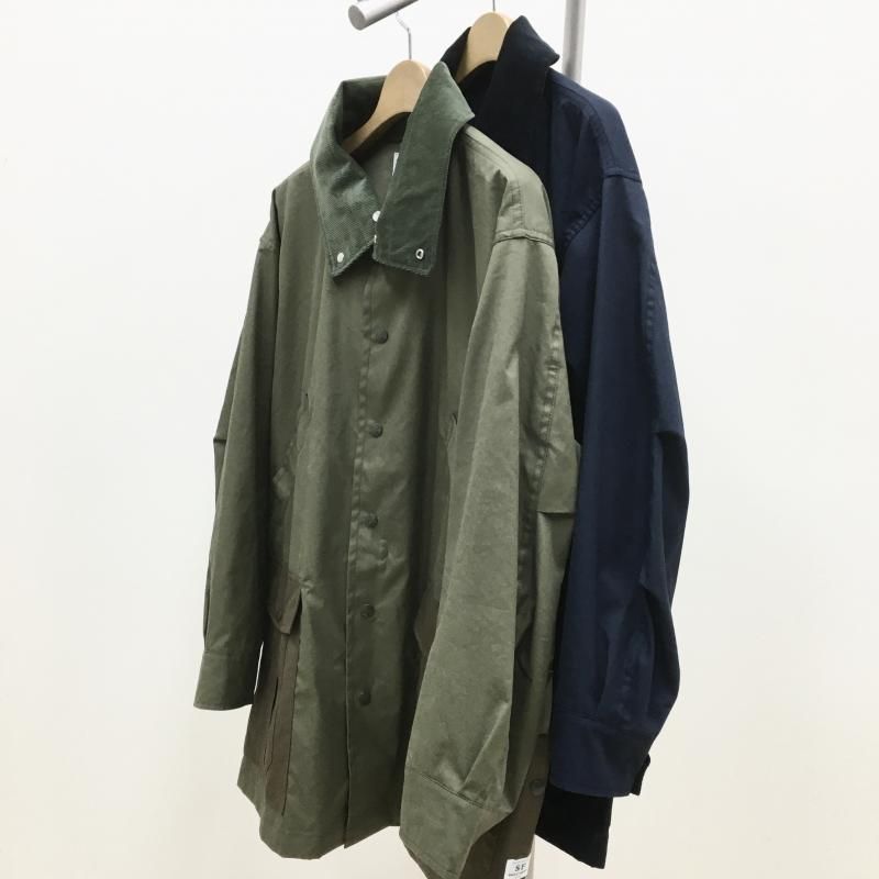 SASSAFRAS BOTANICAL SCOUT TUBE COAT -C/N OXFORD- (NAVY SASSAFRAS BOTANICAL SCOUT TUBE COAT -C/N OXFORD- (NAVY