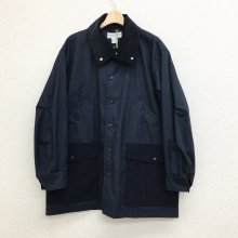  SASSAFRAS BOTANICAL SCOUT TUBE COAT -C/N OXFORD- (NAVY)