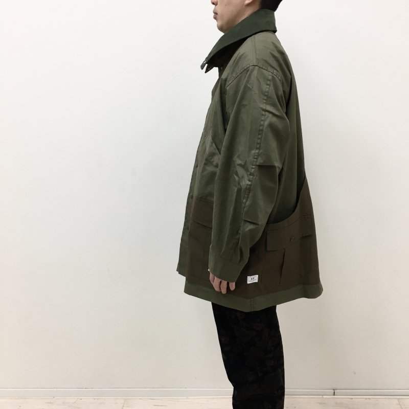  SASSAFRAS BOTANICAL SCOUT TUBE COAT -C/N OXFORD- (OLIVE)