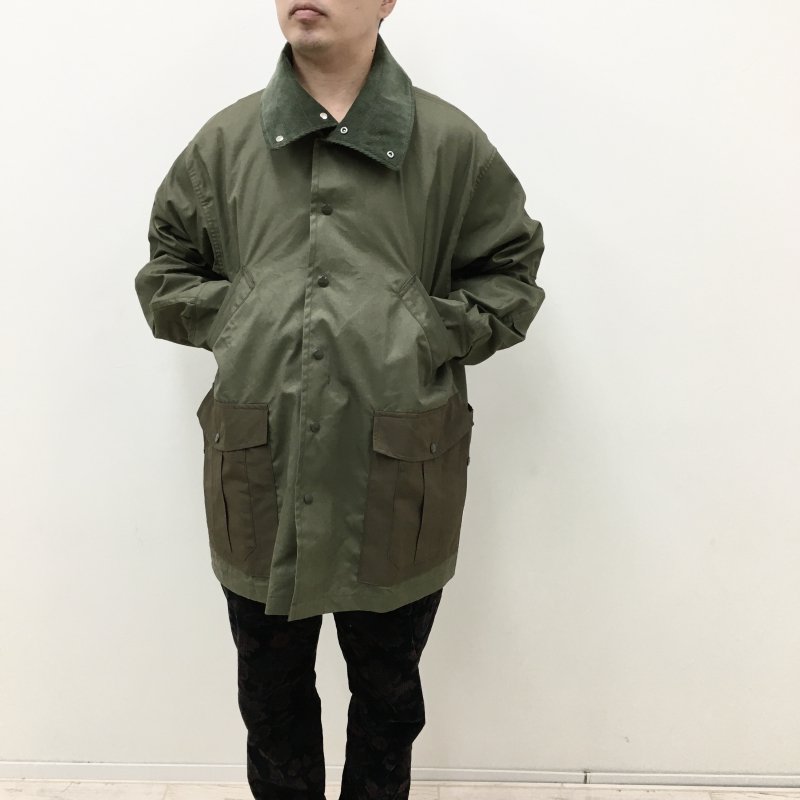  SASSAFRAS BOTANICAL SCOUT TUBE COAT -C/N OXFORD- (OLIVE)