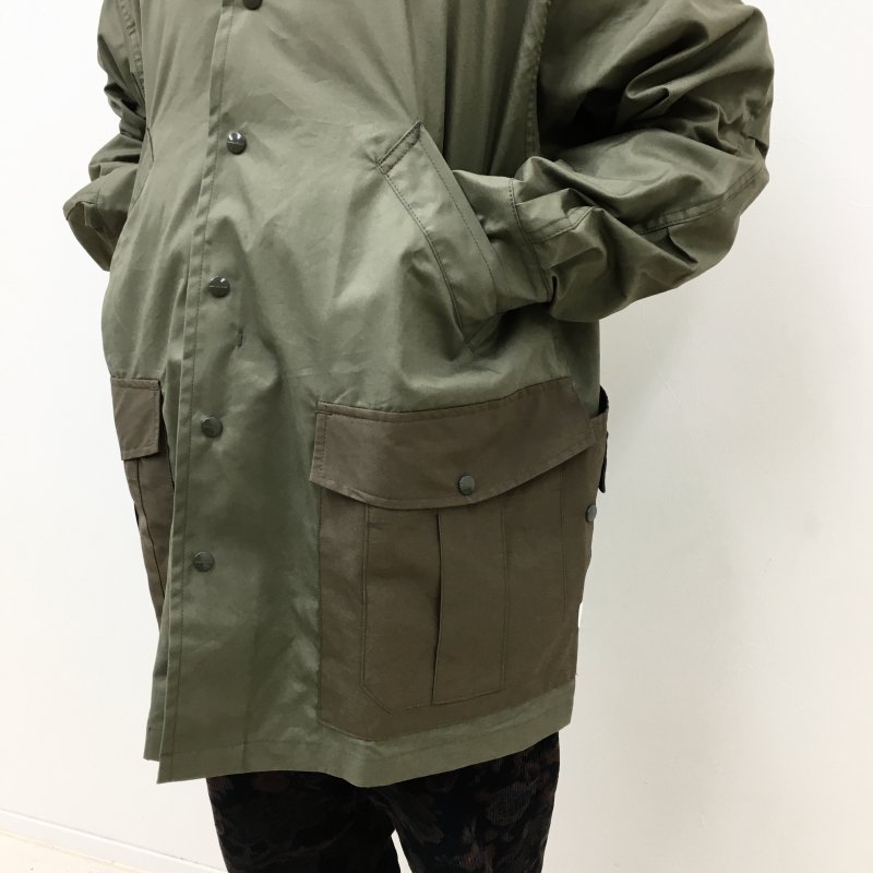  SASSAFRAS BOTANICAL SCOUT TUBE COAT -C/N OXFORD- (OLIVE)