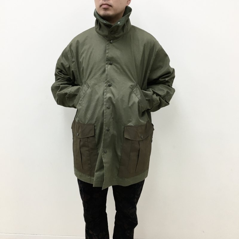  SASSAFRAS BOTANICAL SCOUT TUBE COAT -C/N OXFORD- (OLIVE)