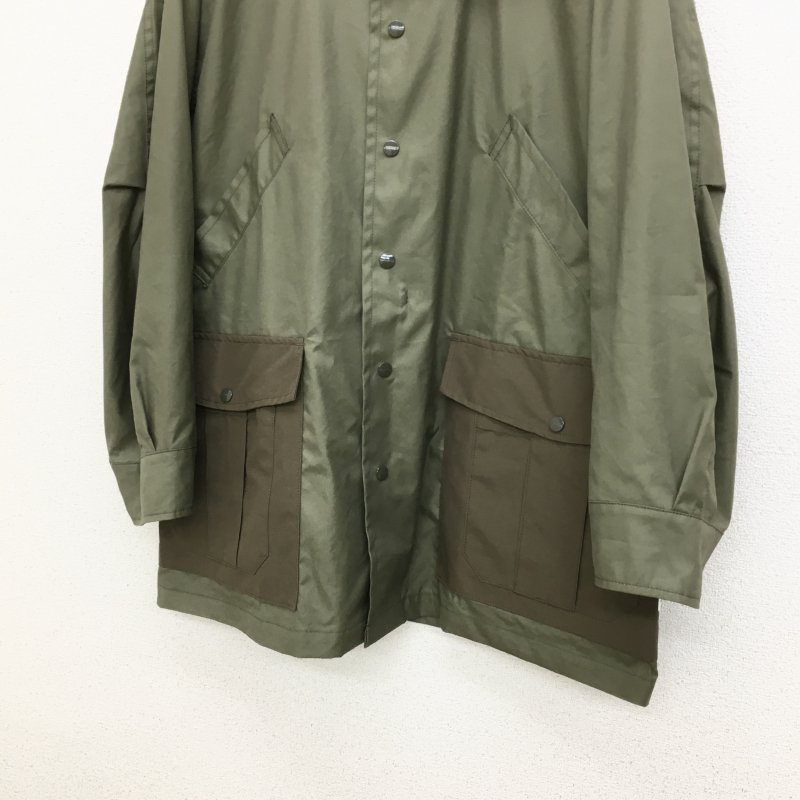  SASSAFRAS BOTANICAL SCOUT TUBE COAT -C/N OXFORD- (OLIVE)