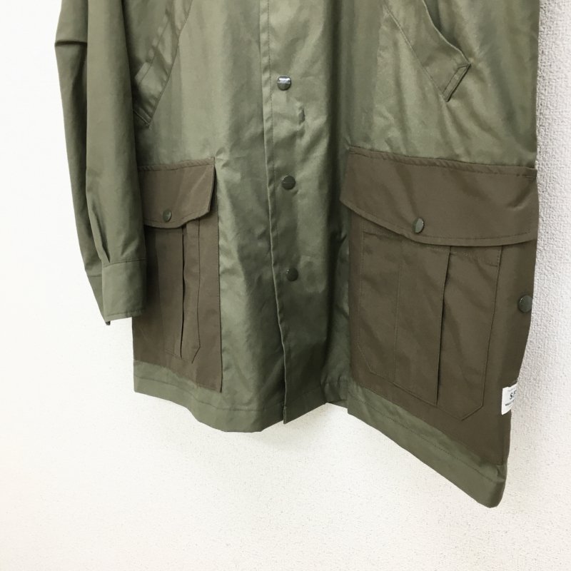  SASSAFRAS BOTANICAL SCOUT TUBE COAT -C/N OXFORD- (OLIVE)