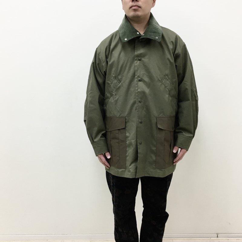  SASSAFRAS BOTANICAL SCOUT TUBE COAT -C/N OXFORD- (OLIVE)