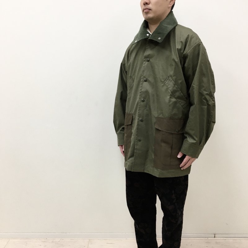  SASSAFRAS BOTANICAL SCOUT TUBE COAT -C/N OXFORD- (OLIVE)