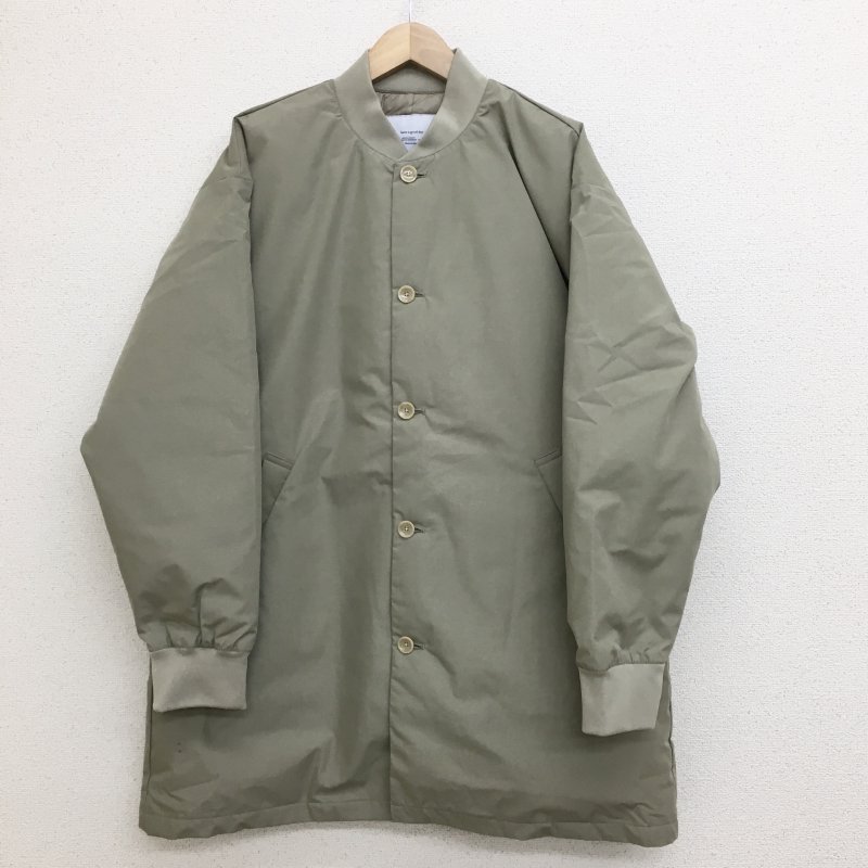  NANGAhave a good day RIB COLLARD DOWN COAT(SAND) 40OFF