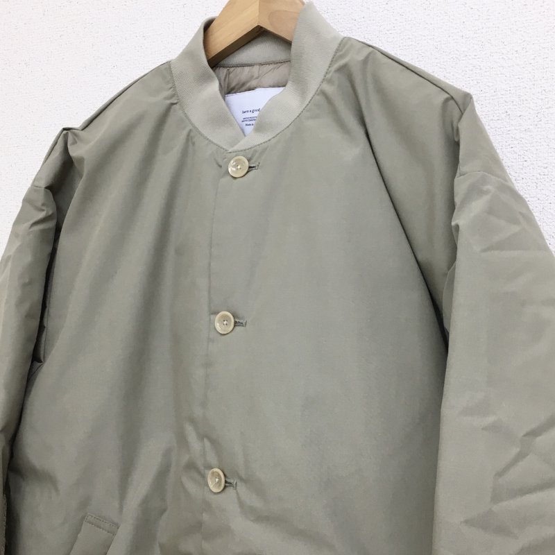  NANGAhave a good day RIB COLLARD DOWN COAT(SAND) 40OFF