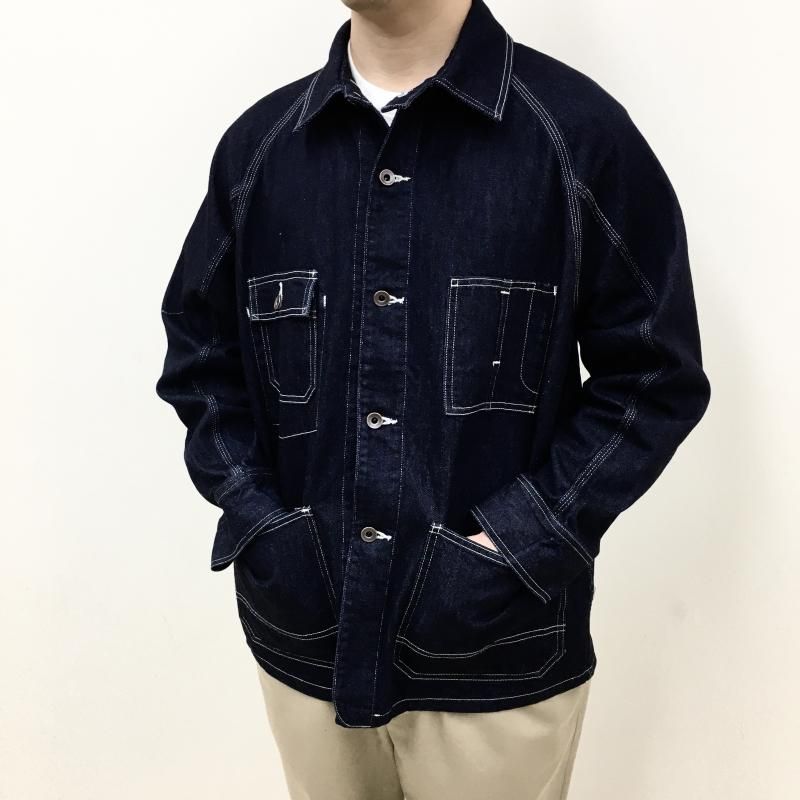  ordinary fits US COVERALL(ONE WASH-INDIGO)