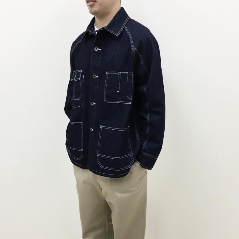  ordinary fits US COVERALL(ONE WASH-INDIGO)
