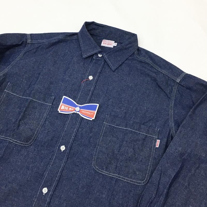  BIG MAC CHAMBEREY SHIRTS(BLUE) 