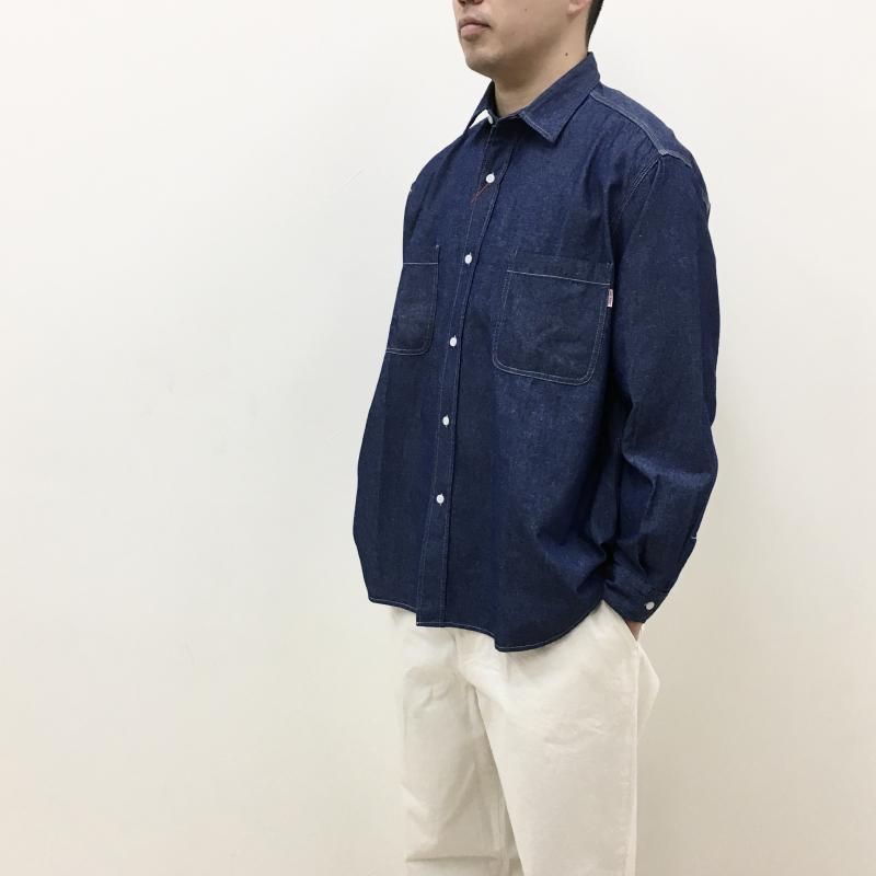  BIG MAC CHAMBEREY SHIRTS(BLUE) 