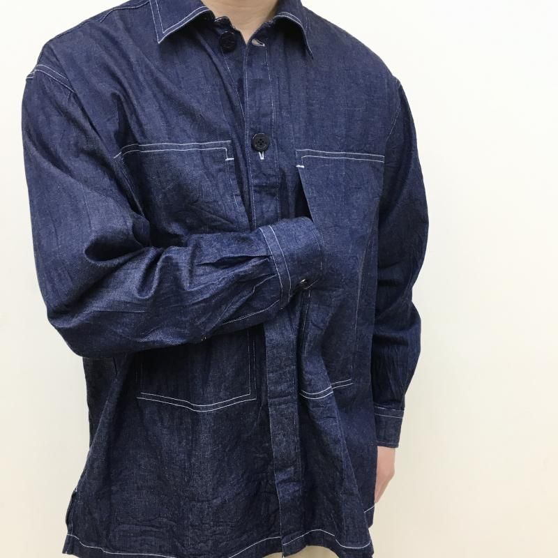  FUJITO ARMY Shirt(INDIGO BLUE) 